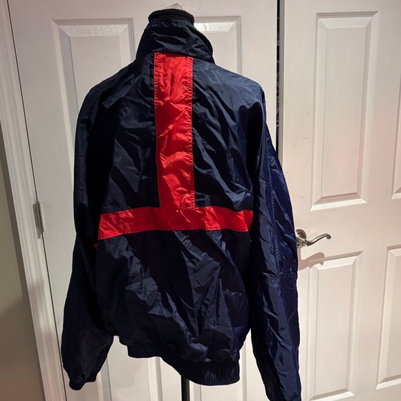 Adidas Navy and Red Men's Jacket - Picture 4 of 6